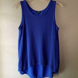 Apt. 9 Cobalt Blue Tank Top, Size Medium